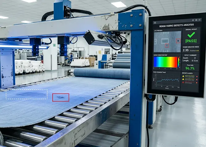 Textile-Native Custom AI, Non-Replicable Edge